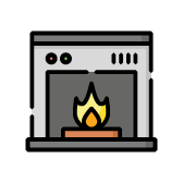 Suitable for fireplace windows